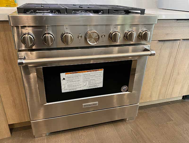 KitchenAid 36" Professional gas range